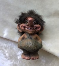 Vintage NyForm Troll Smiling Boy Model 118  Norway Ex Condion Collectable Myth