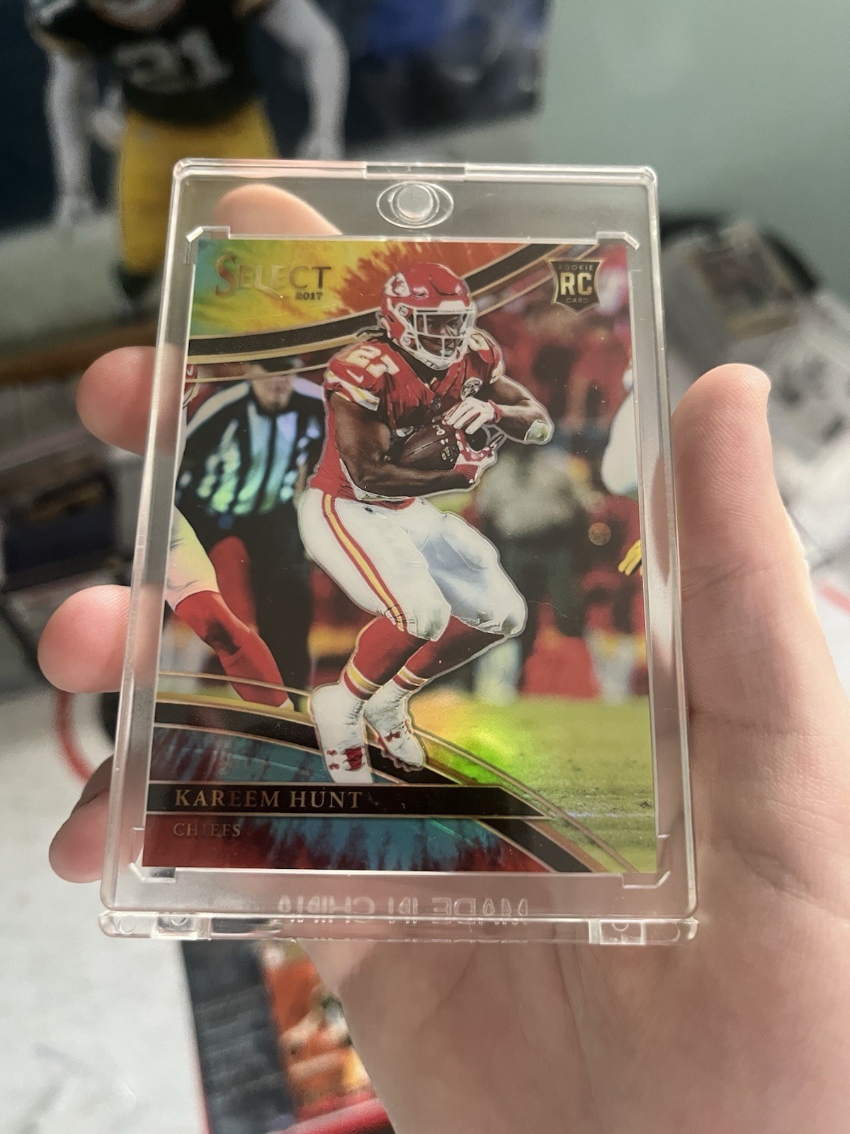 2017 Panini Select - Field Level Kareem Hunt #238 Tie-Dye Prizm /25 (RC)