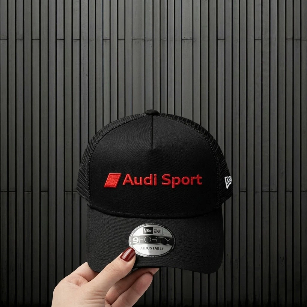 AUDI SPORT New Era 9FORTY Trucker Hat Black Mesh Adjustable Snapback
Opens in a new window or tab