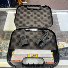 Glock Factory OEM Hard Pistol Case w/ Brush Handles Reloader G17 G22