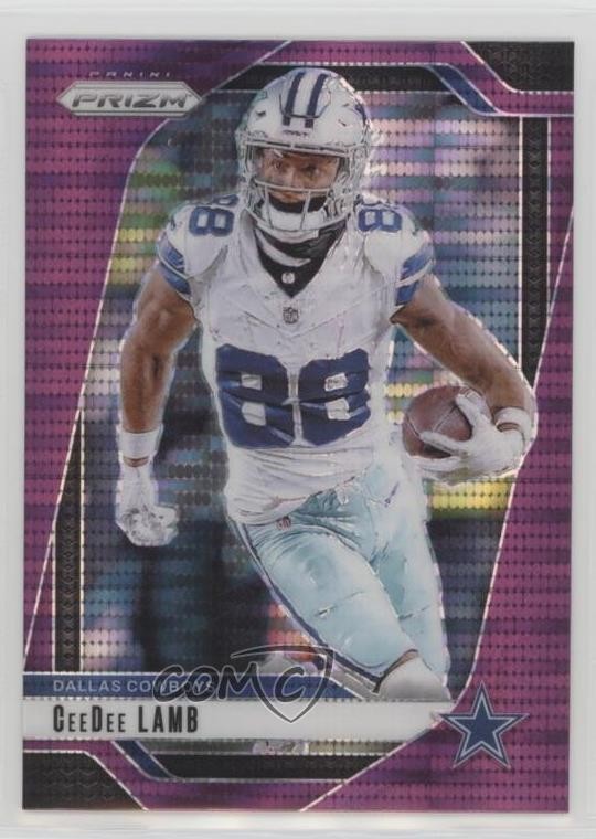 2024 Panini Prizm Purple Pulsar Prizm CeeDee Lamb #75 0rd2