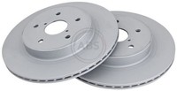 2X A.B.S. Bremsscheibe 18597 Passend FüR Subaru