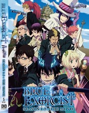 Blue Exorcist Seasons 1–3 Complete (Episodes 1–25) + Movie – English Dubbed DVD