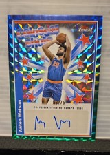 2024-25 Topps Finest - Anton Watson Green Geometric Refractor #63/75 (AU, RC)