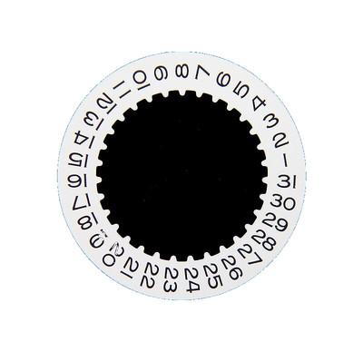 ROLEX White Date Disc - cal. 3135 3185 3175 - ref.  16200
