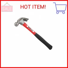 Claw Hammer With fiberglass Handle – 16-oz, Red and Black (YY-1-003)