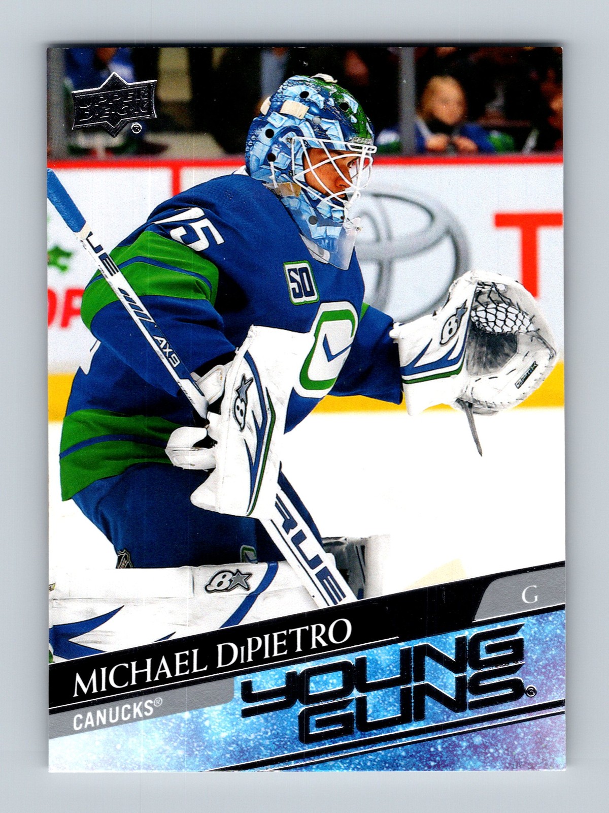 2020-21 Upper Deck Young Guns #206 Michael DiPietro Vancouver Canucks