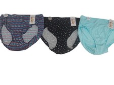 Vintage Jockey 3 Pack Multicolored Panties Size 8