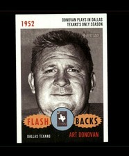 2006 Topps Heritage - Flash Backs Art Donovan #FL-4