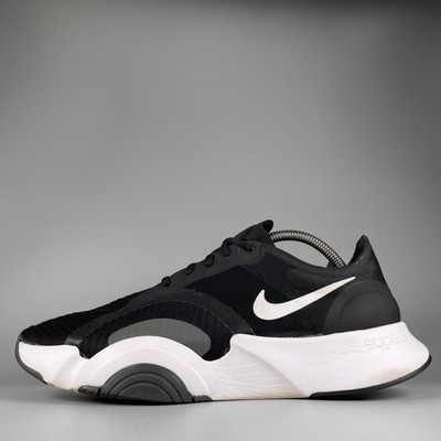 Women's 12 Men's 10.5 Nike SuperRep Go Black White Athletic Shoe Gym Sneaker EUC
