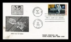 Dr Jim Stamps Fdc 10C Airmail First Man On Moon Moon Landing Dual Postmark