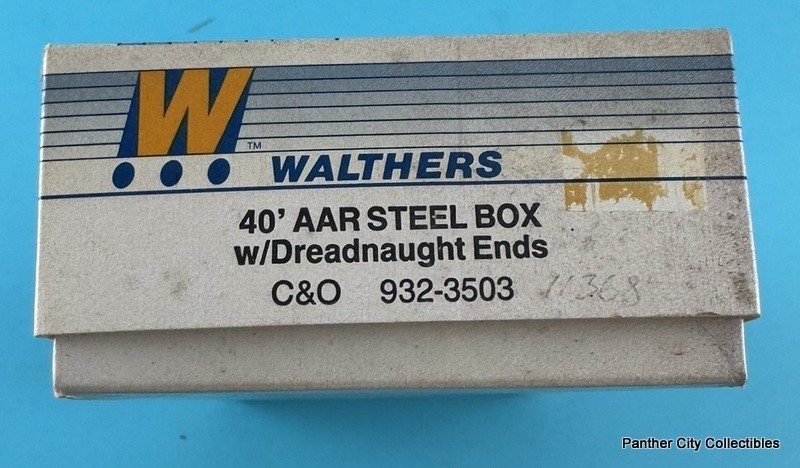 Walthers #932-3503 HO Built 40' AAR Box Car Chesapeake & Ohio #11368 Railroad