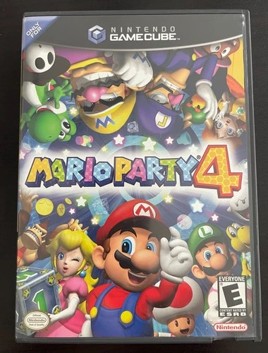 Mario Party 4 GameCube Complete CIB Tested Working Authentic GC Clean Copy