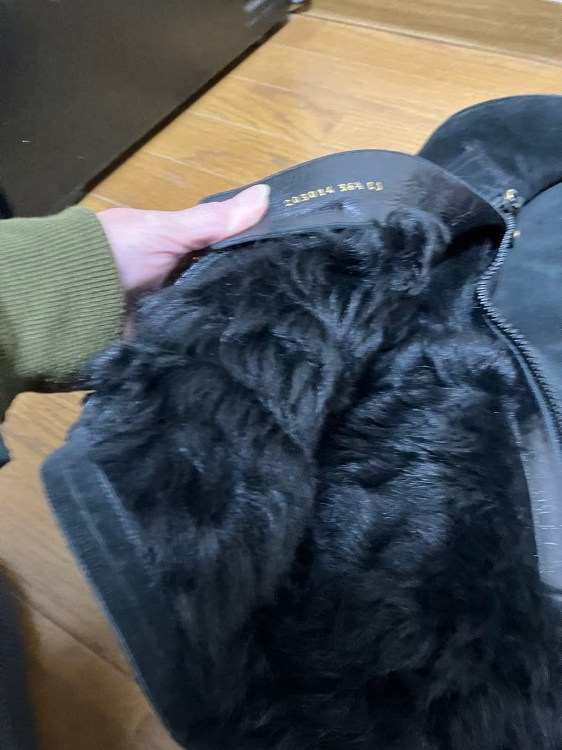 GUCCI Boots Heel Long Suede Black EU36.5/US6.5 116436c thumbnail 18