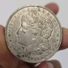 USA! 1921-P Morgan Silver Dollar  in Decent Grade! 90% Silver Coin!