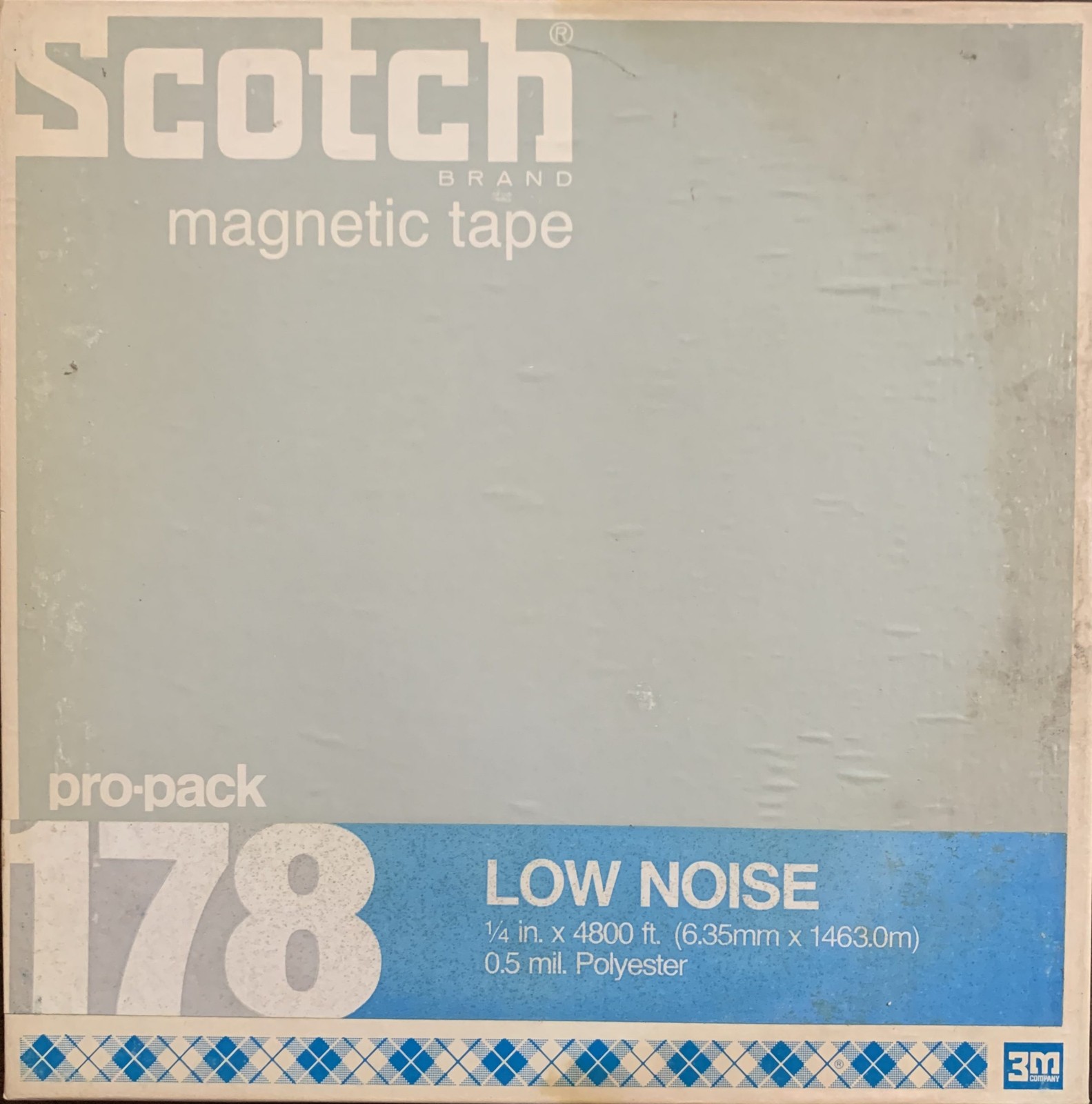 Scotch 178 Dynarange Reel to Reel Tape, DP, 7" Reel, 2400 ft