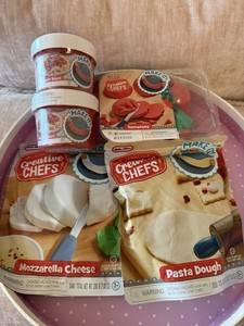 Little Tikes Creative Chefs Play Food Cheese , Tomato Sauce & Pasta Dough New