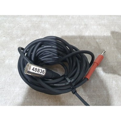 Gear4music professionelles rauscharmes Mikrofonkabel TRS-Stecker auf 3-Pin-Stecker XLR
