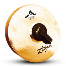 ZILDJIAN A0487 16" STADIUM SERIES MEDIUM HEAVY PAIR CYMBALS W/ SMALL BELL SIZE