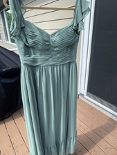 Azazie Bridesmaid Dress Eucalyptus A6