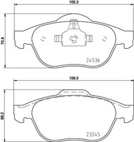 Bremsbelagsatz Scheibenbremse Hella Pagid 8DB 355 013-241 FüR JM0 Renault ScÉNic