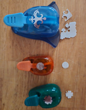 Lot of Three Paper Punches Anchor, Clover, Dot
