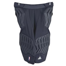 Pantalones Cortos de Baloncesto Adidas ClimaLite TechFit Acolchados de Compresión para Hombres 2XLT Negros