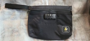 KUR Black No Smell Lockable bag Zipper Synthetic Logo