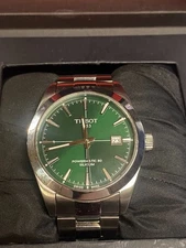 Tissot Powermatic 80 Silicium Green Dial Watch T1274071109101