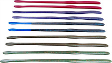 Made in USA 16” Snake Lure 10 Pack – Giant Soft Plastic Worm Lure for Bass Fishi