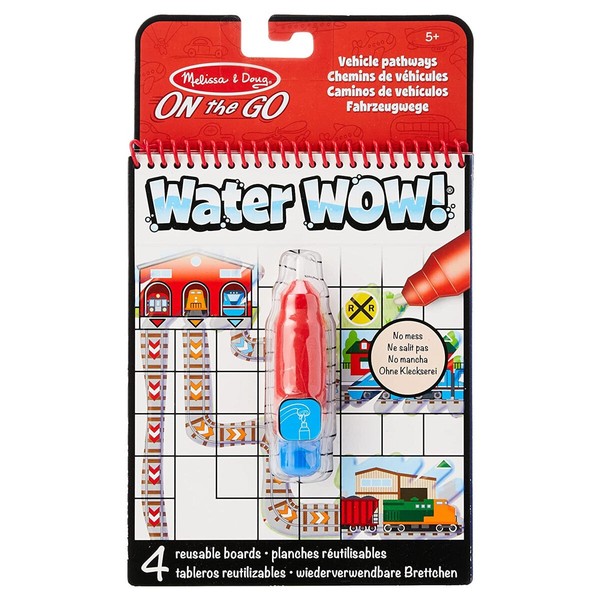 Melissa & Teig Wasser Wow Fahrzeuge Wiederverwendbar Wasser Malbuch Mit Stift 5+-image