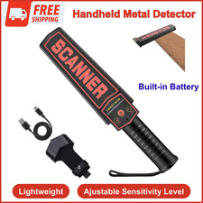 Handheld Metal Detector Wand Security Scanner, High-Sensitivity Security Wand