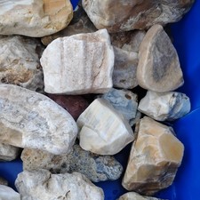 3 POUNDS of TUMBLING ROUGH Includes: rocks for tumbling Mixed Agate's, Jasper's