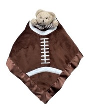 Bearington Baby Touchdown Snuggler Football Lovey Bear Security Blanket