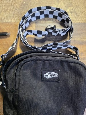 VANS small Go Getter Cross-Body Shoulder Bag Purse Black & White Checker