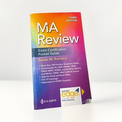 MA Review Exam Certification Pocket Guide Third Edition by Susan M. Perreira