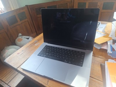 2021 MacBook Pro 16-inch model A2485, used but in perfect working condition