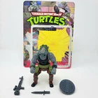 Rocksteady Soft Head 1988 Playmates TMNT  Vintage 100% Complete Ninja Turtles