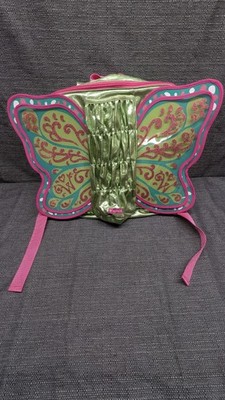 American Girl Doll Wellie Wisher Flutter Fairy Wings Doll Carrier Backpack Green