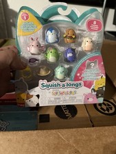 Squishmallows Squish-a-Longs Mini-Squish 1" Figures 8-Pack Style 1