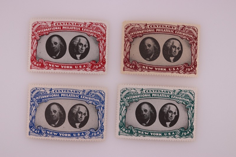 1947 New York Centenary Intl Philatelic Exhibition Set Philatelic Souvenir