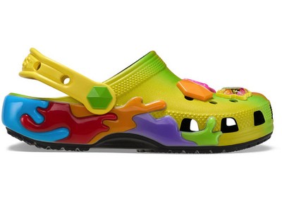Size 4 - Crocs Classic Clog Gushers (Kids) 211488-90H