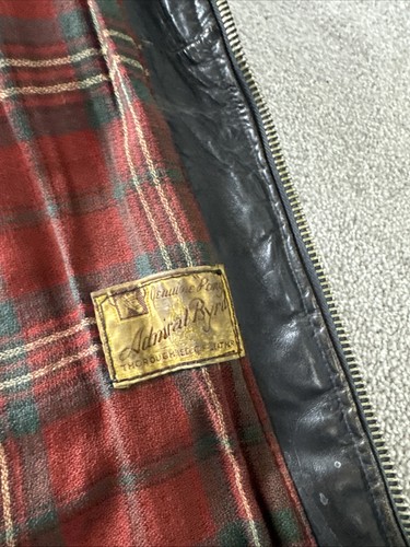 1940’s Windward Horsehide Pony Leather Motorcycle Jacket READ Distressed - Bild 6 von 12