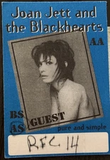 1994 Joan Jett & Bikini Kill  Irving Plaza NYC  7-14 RFC Concert Pass no Stub