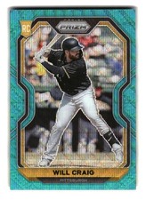 2021 Panini Prizm #247 Will Craig Teal Wave Prizm
