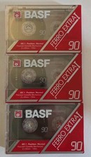 BASF Ferro Extra I Blank Audio Lot of 3  Cass...