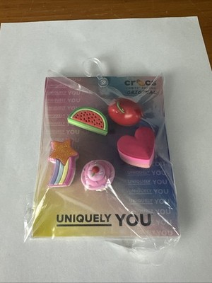Uniquely You Crocs Jibbitz Charms Stacked Sweets 5 Pack Rare