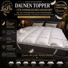 Matratzenauflage Topper 85% Federn 15% Daunen...