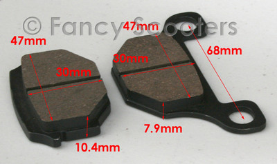WESTERN STYLE MINI CHOPPER FRONT BRAKE SHOES