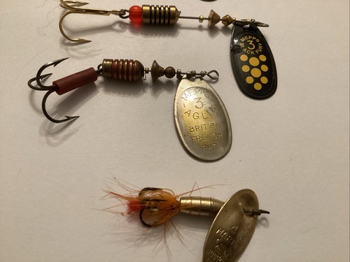 Lot Of 4 Vintage Spinnerbait Fishing Lures Lure Martin Mepps - Picture 3 of 10